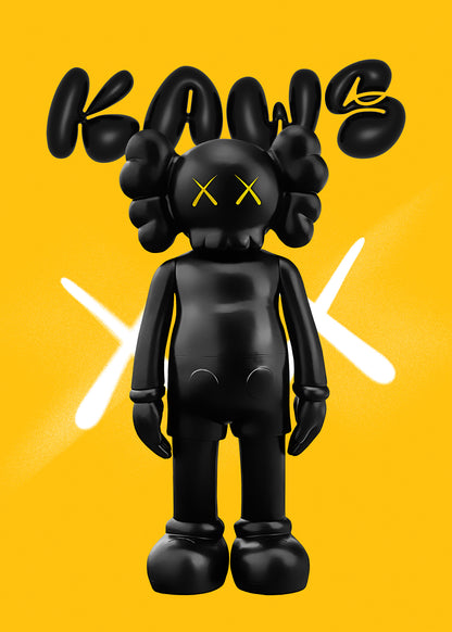 POP ART - KAWS Veggspjald