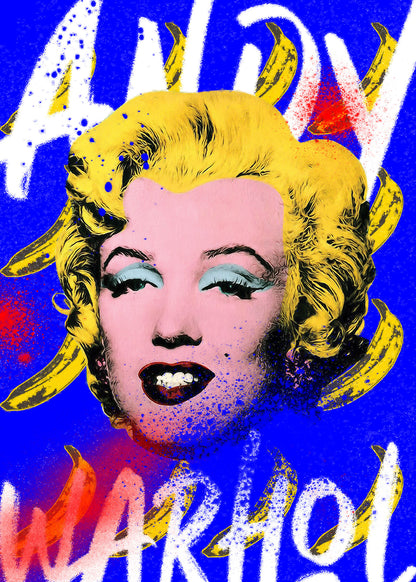 POP ART - Marilyn Monroe Veggspjald