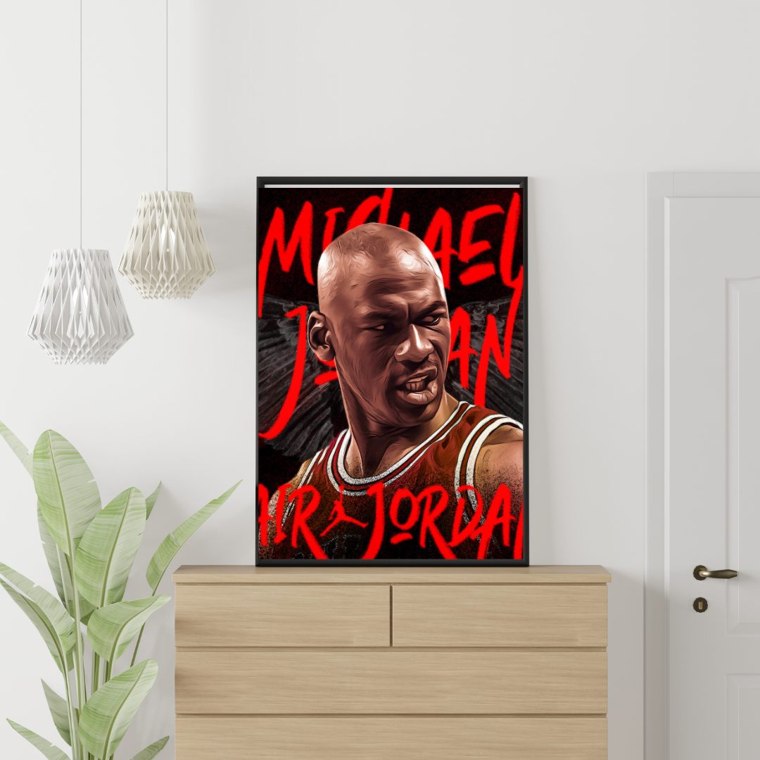 POP ART - Michael Jordan Veggspjald 002