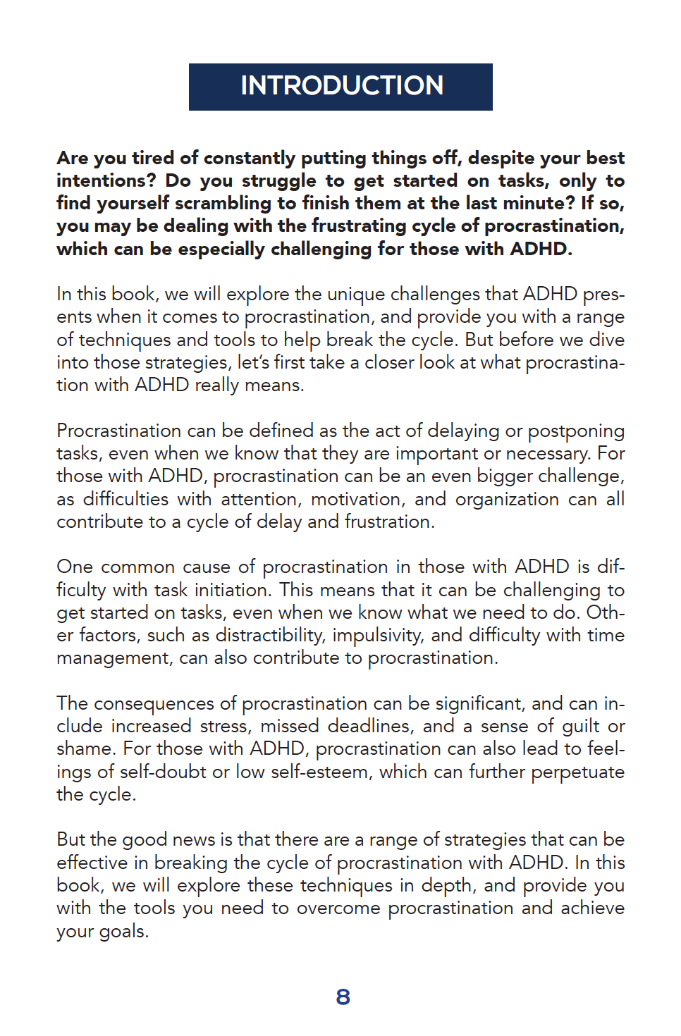 Rafbók / Unlocking Your Potential: Overcoming Procrastination with ADHD